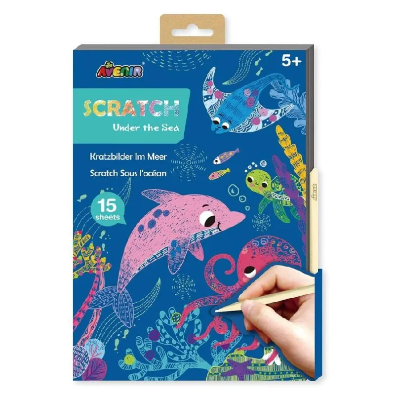 Avenir - A4 Scratch Book Under The Sea