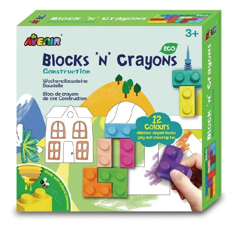 Avenir - Blocks N Crayons Construction Art Set