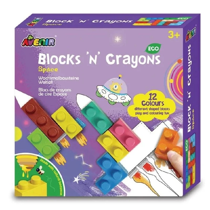 Avenir - Blocks N Crayons Space Art Set