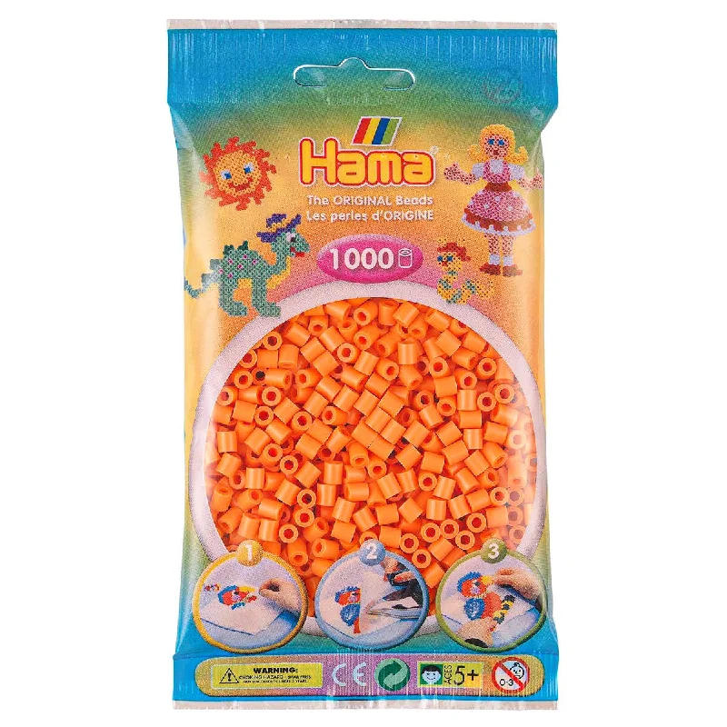 Hama Apricot Midi Beads (1000 Pack)