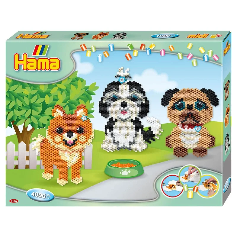 Hama Midi Beads Dogs Set (4000 Pack)