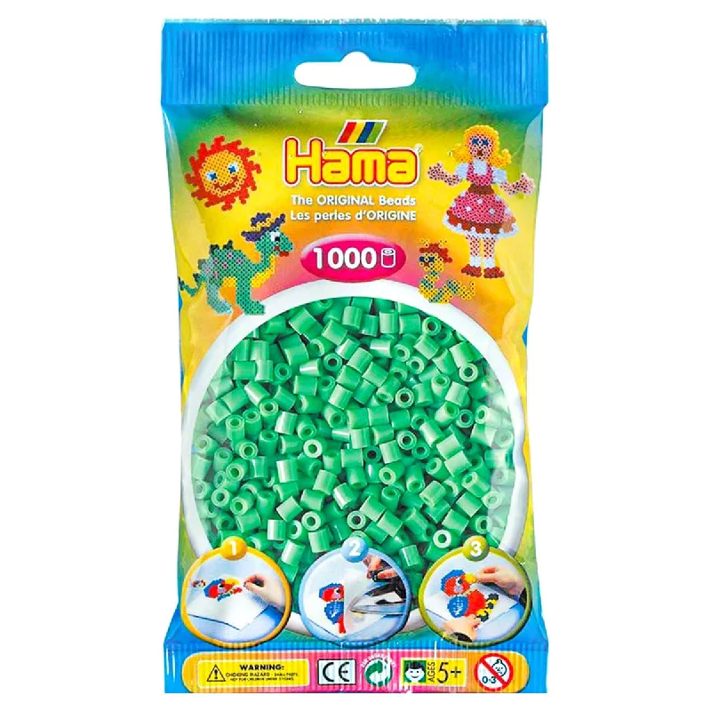 Hama Light Green Midi Beads (1000 Pack)