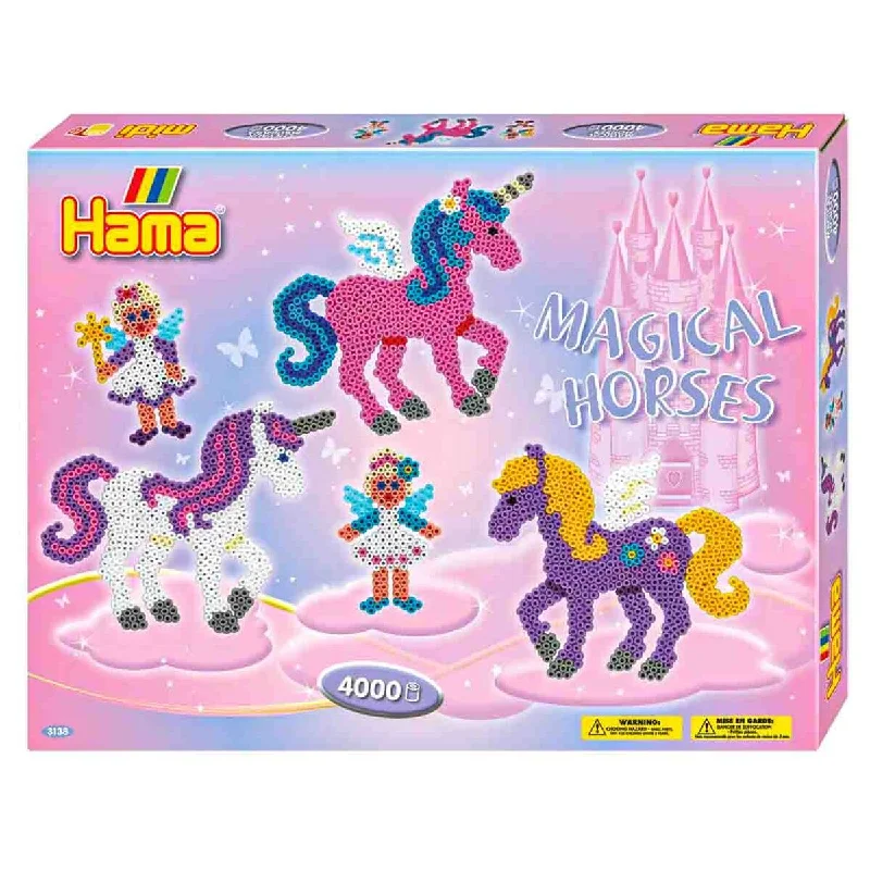 Hama Midi Beads Magical Horses Set (4000 Pack)