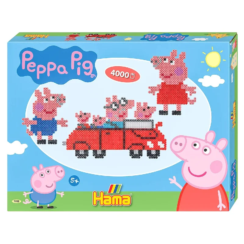 Hama Midi Beads Official Peppa Pig (4000 Pack)