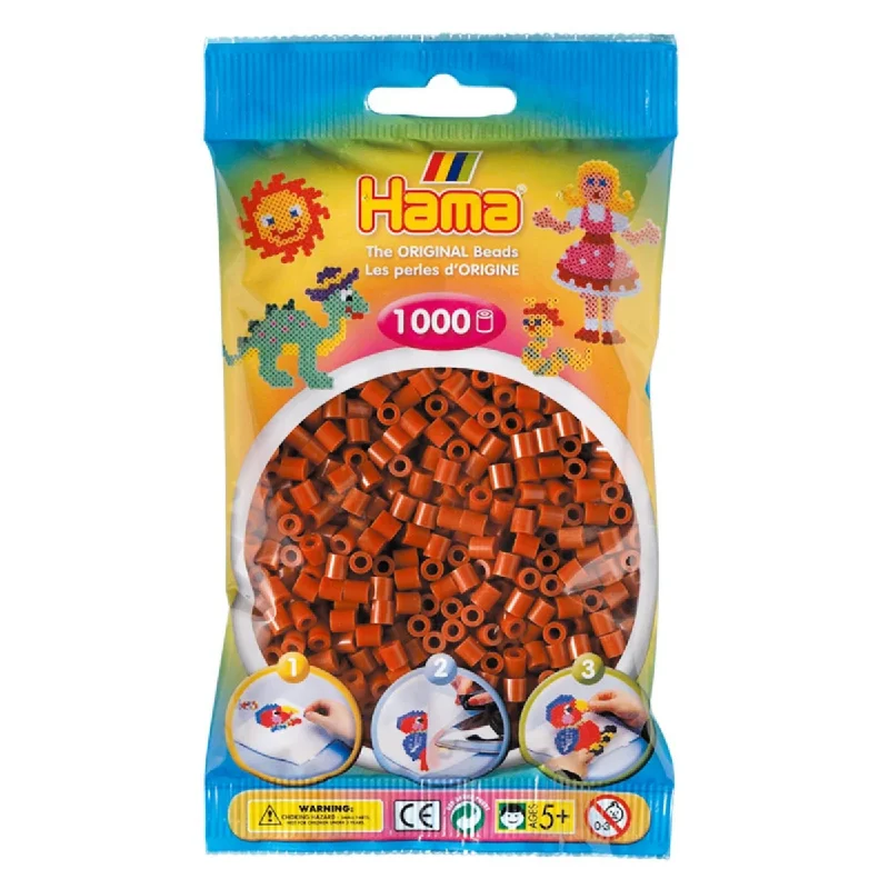 Hama Reddish Brown Midi Beads (1000 Pack)