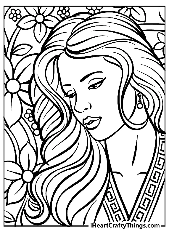 Adult Coloring Book - 37 pages