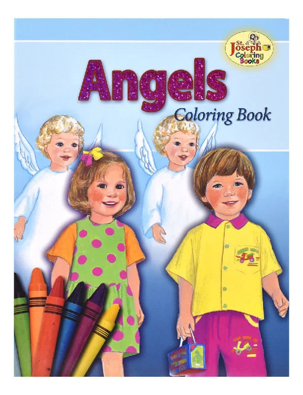 Angels Coloring Book