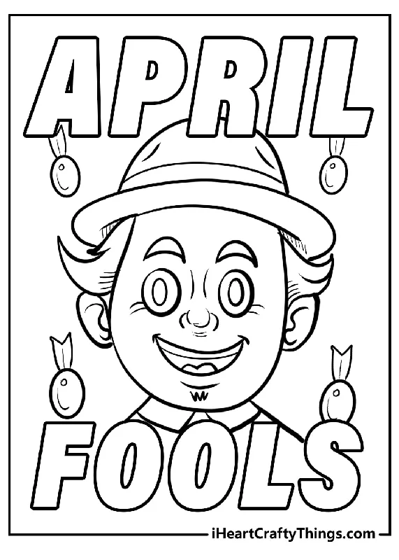 April Coloring Book - 15 pages