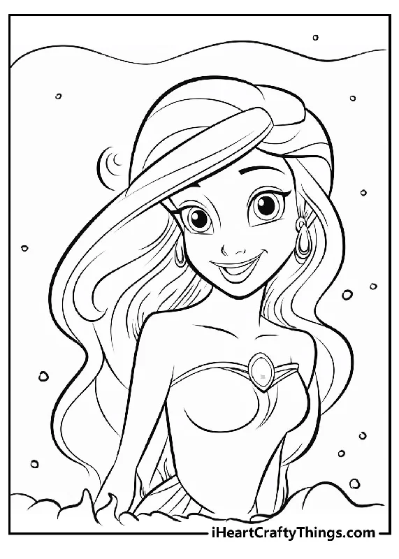 Ariel Coloring Book - 15 pages