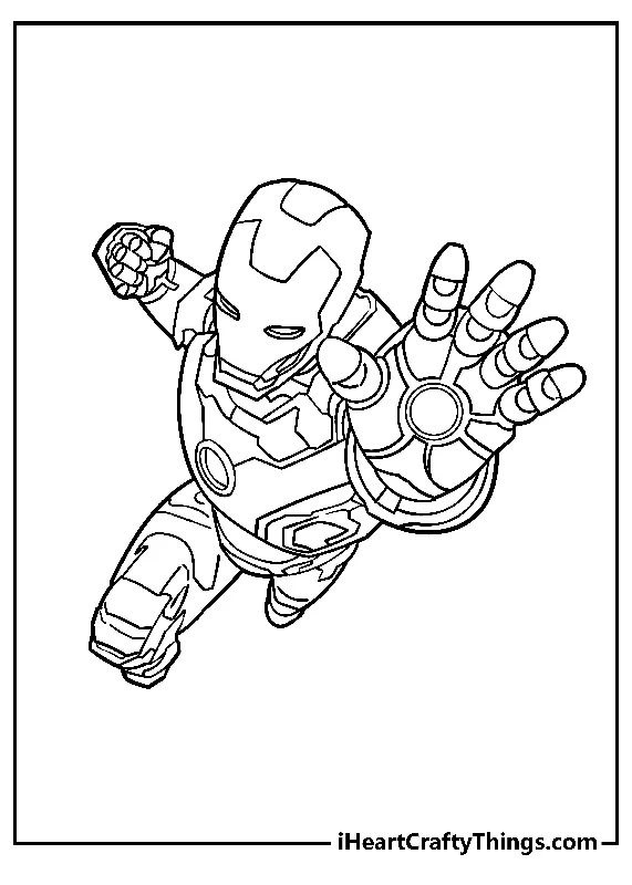 Avengers Coloring Book - 30 pages