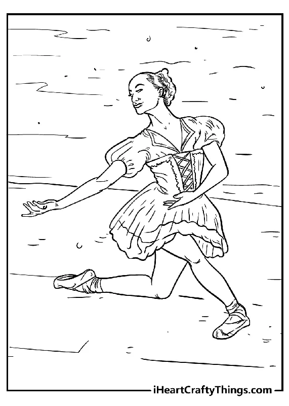 Ballet Coloring Book - 25 pages