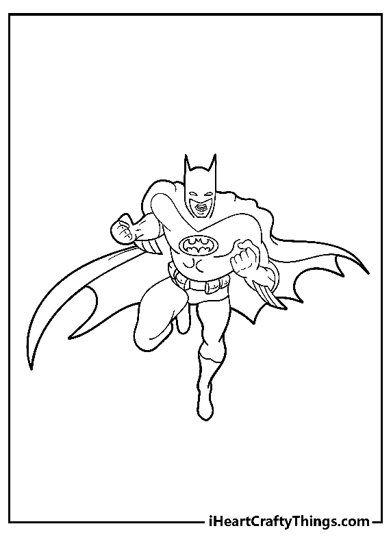 Batman Coloring Book - 25 pages