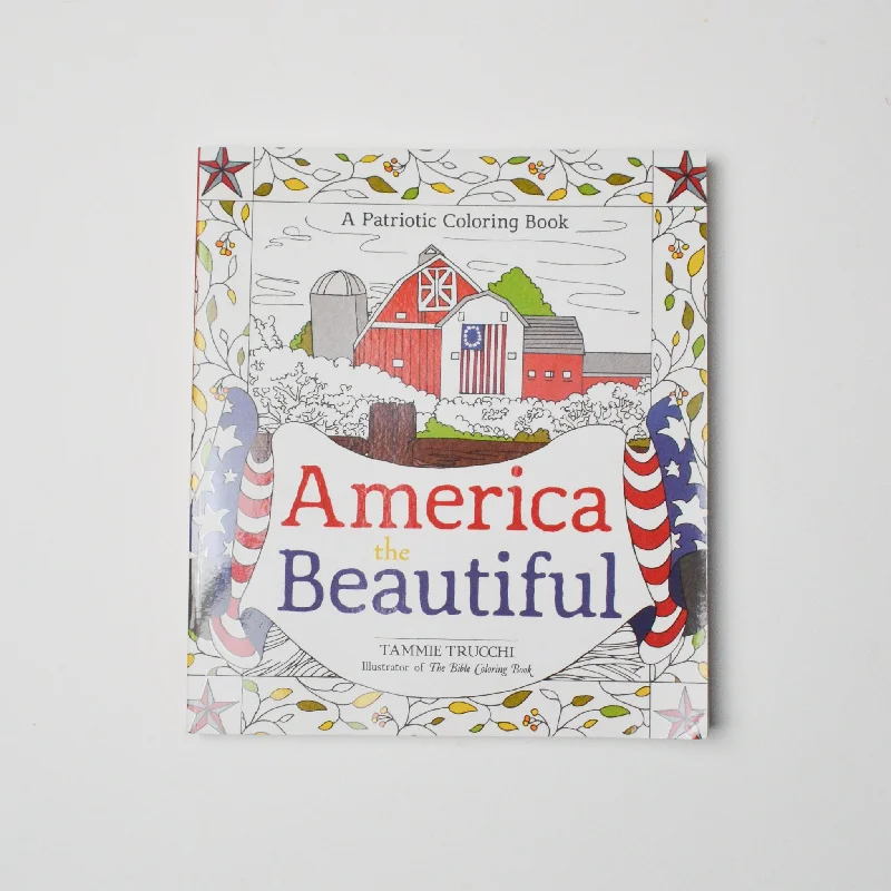 America the Beautiful Patriotic Coloring Book