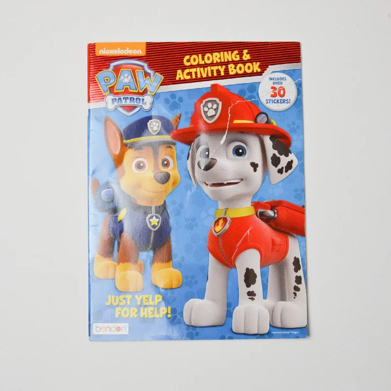 Paw Patrol Coloring + Activity Book