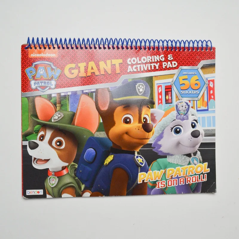 Paw Patrol Giant Coloring + Activity Pad