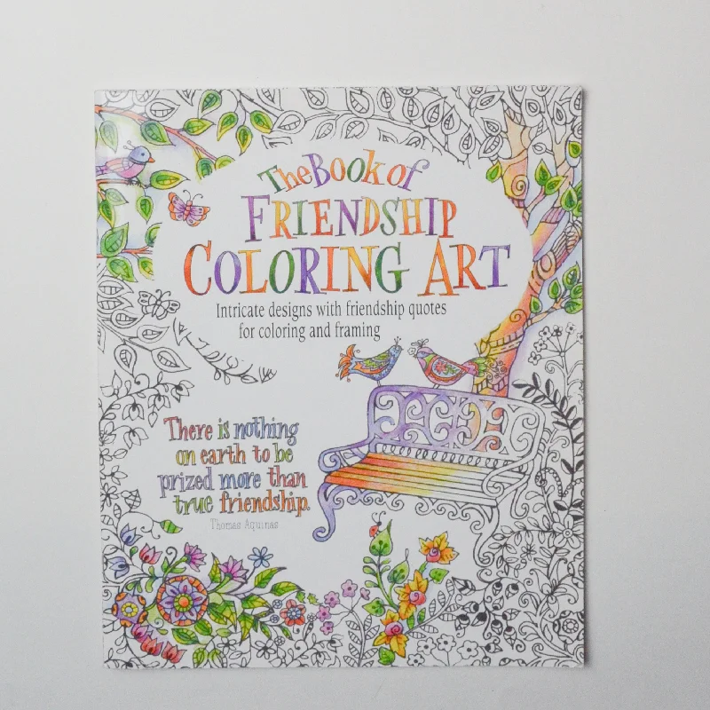 The Book of Friendship Coloring Art