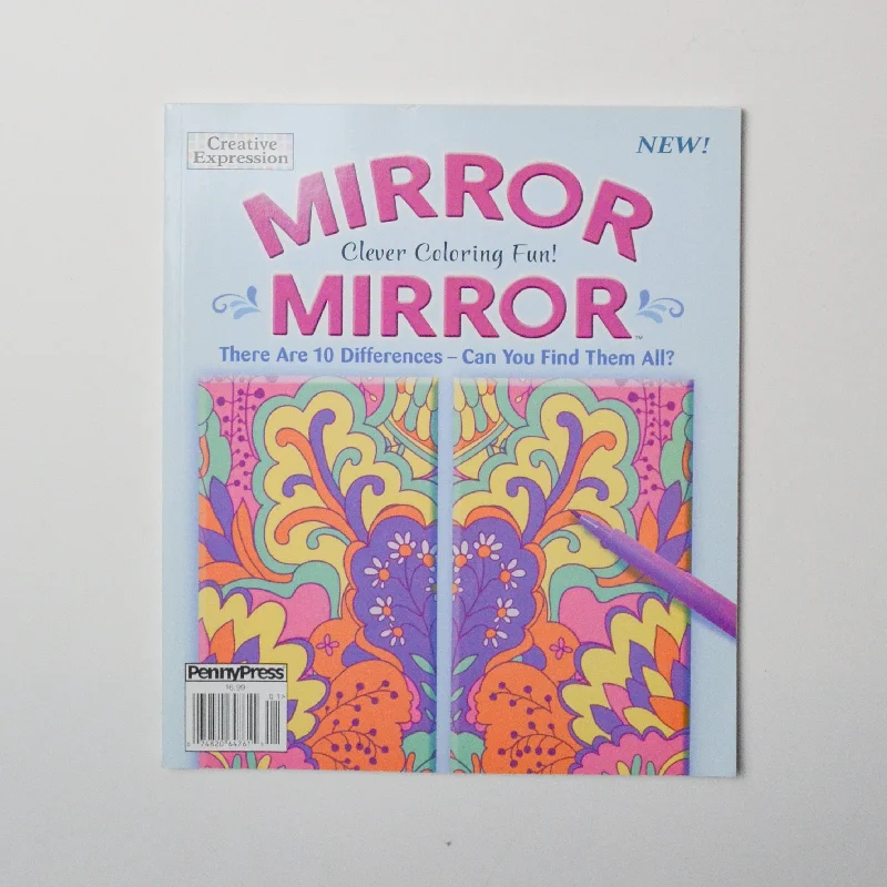 Mirror Mirror Spot the Difference Coloring Book