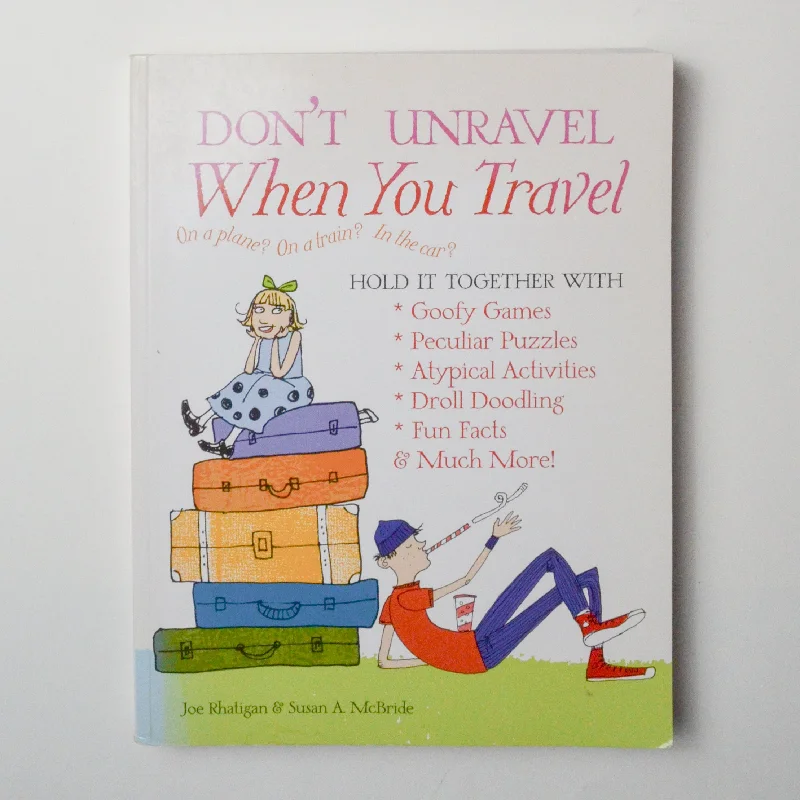 Don't Unravel When You Travel Activity Book