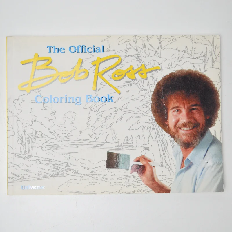 The Official Bob Ross Coloring Book