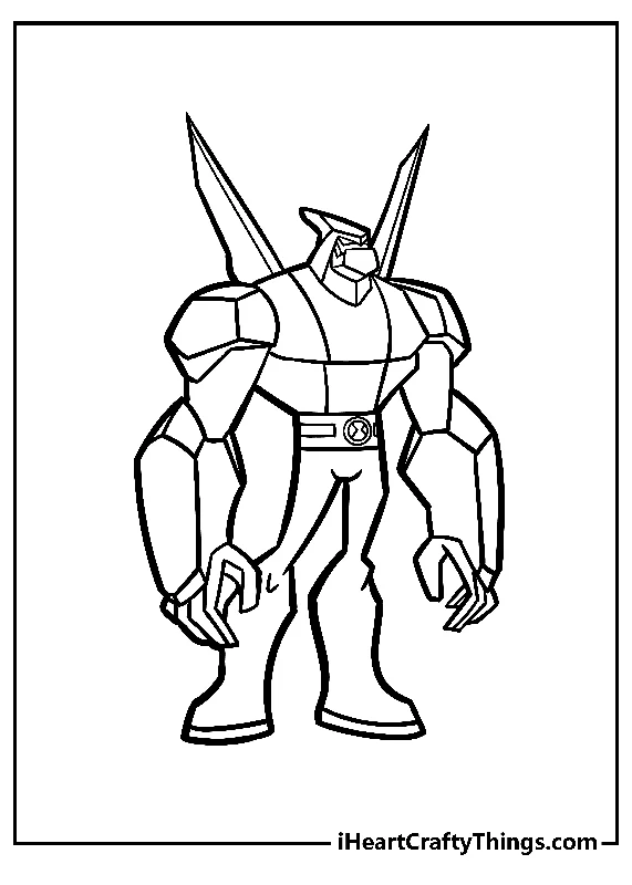 Ben 10 Coloring Book - 20 pages