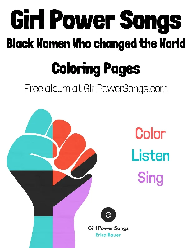 Digital Coloring Book of Black Women who Changed the World