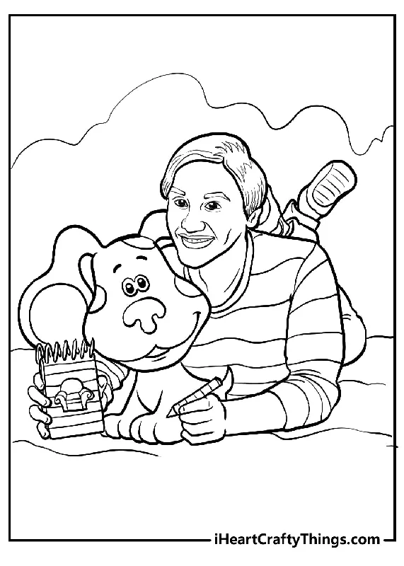 Blue's Clues Coloring Book - 15 pages