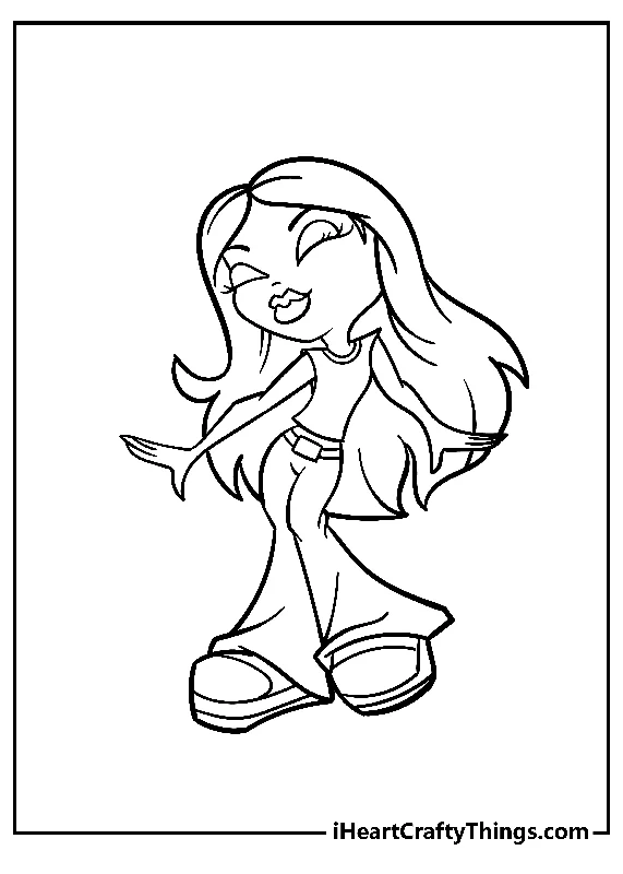 Bratz Coloring Book - 20 pages