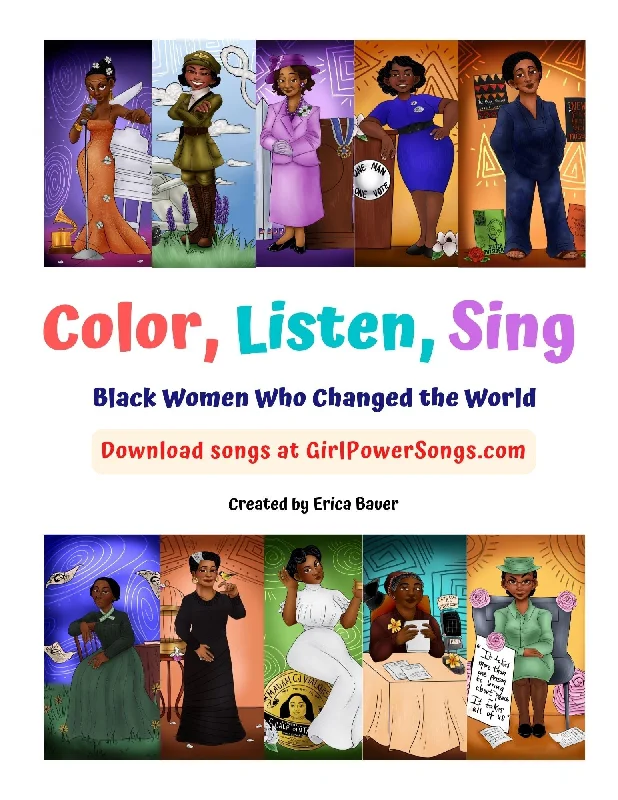 Bulk Order (50+): Artist Drawn Images of Black Women Who Changed the World Coloring Book