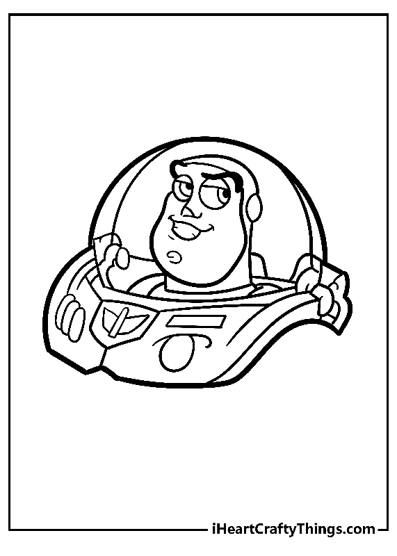 Buzz Lightyear Coloring Book - 20 pages