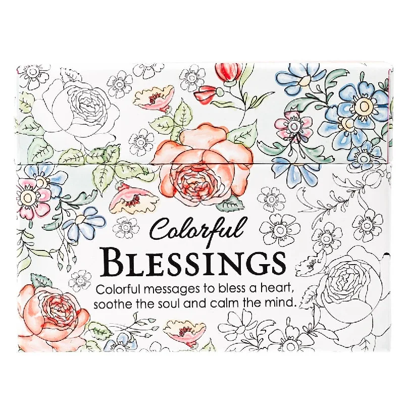 Colorful Blessings Coloring Cards