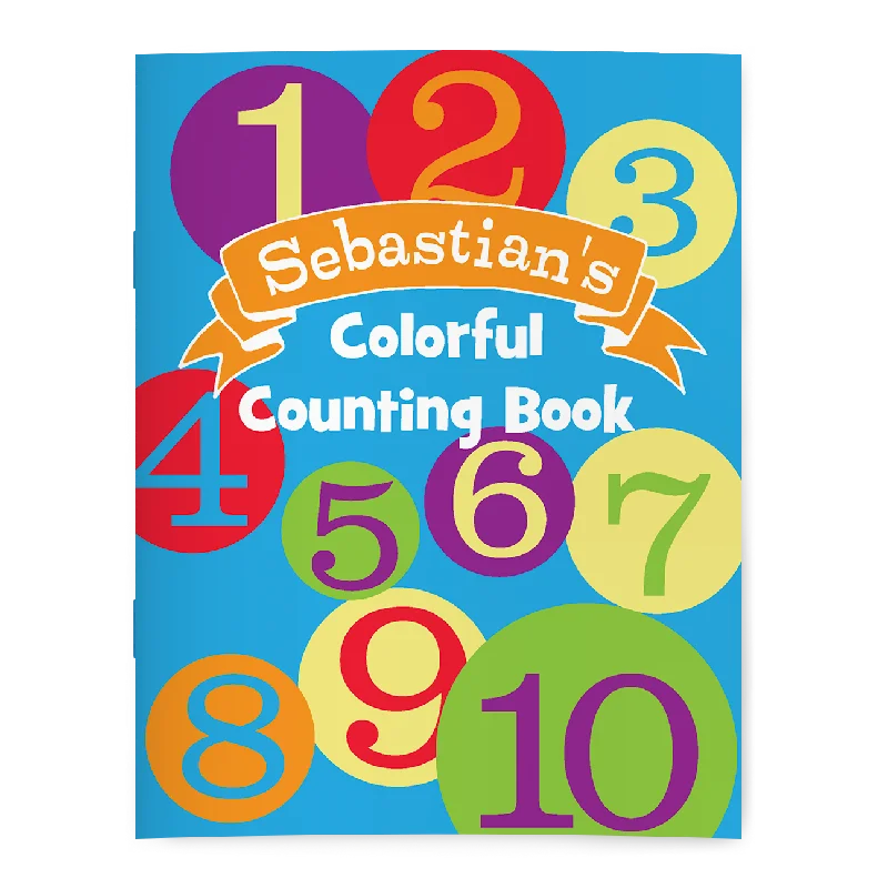 Colorful Counting Personalized Coloring Book