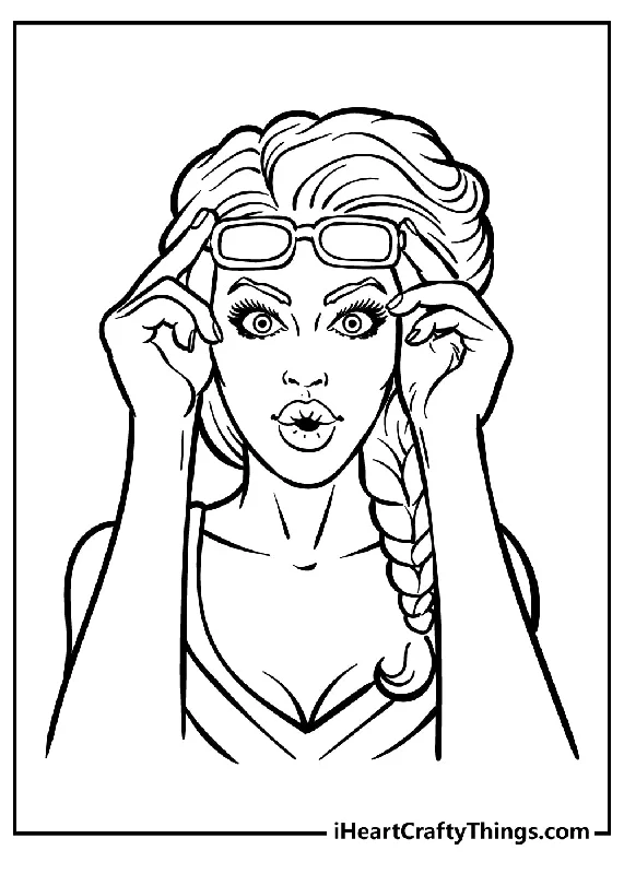 Coloring Book For Teens - 15 pages