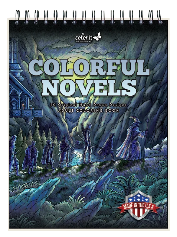 ColorIt Colorful Novels Coloring Book for Adults by Hasby Mubarok