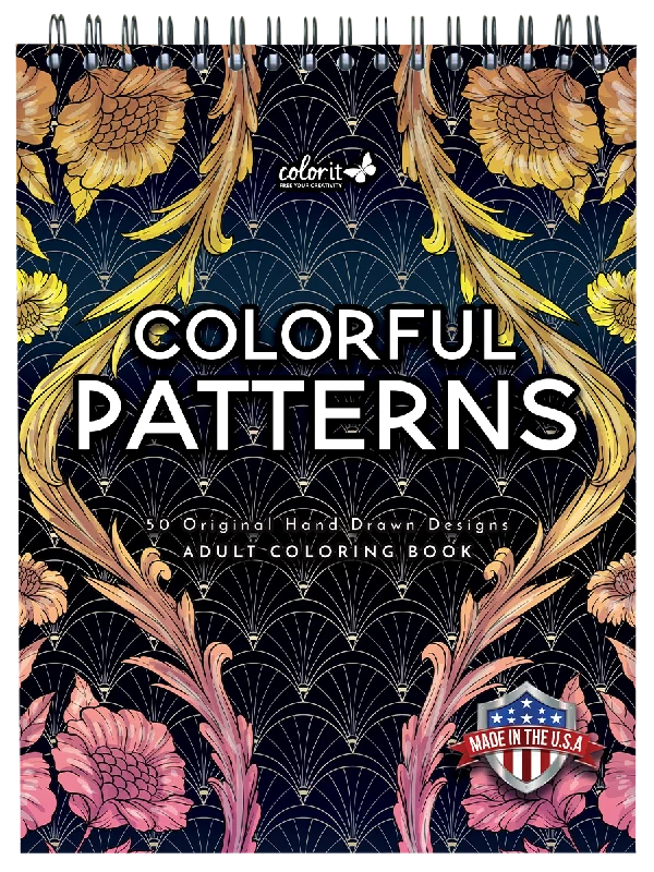 ColorIt Colorful Patterns Coloring Book for Adults by Terbit Basuki