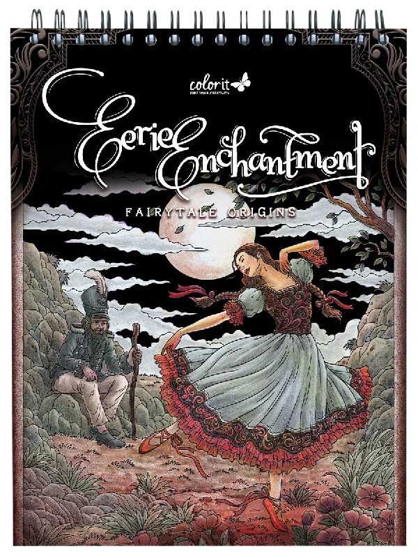 ColorIt Eerie Enchantment: Fairytale Origins Coloring Book for Adults Illustrated By Hasby Mubarok