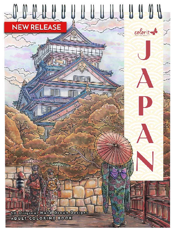 ColorIt Japan Coloring Book for Adults Illustrated By Hasby Mubarok