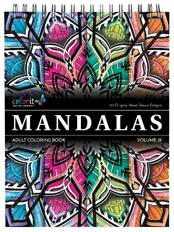 ColorIt Mandalas To Color, Volume IX Coloring Book for Adults Illustrated By Terbit Basuki