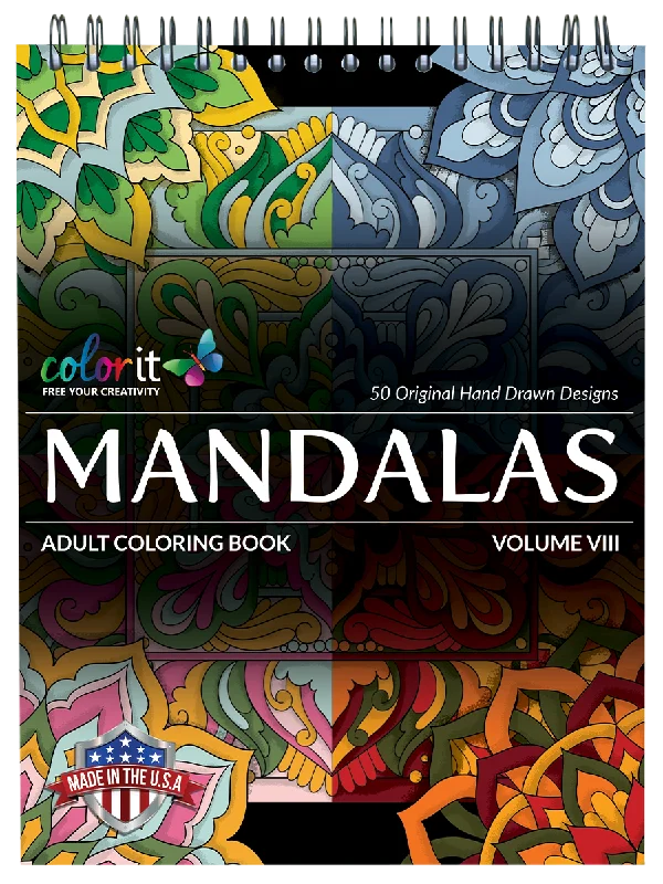 ColorIt Mandalas to Color, Volume VIII Coloring Book for Adults Illustrated By Terbit Basuki