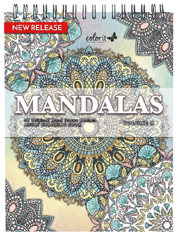 ColorIt Mandalas To Color, Volume X, Coloring Book for Adults Illustrated By Terbit Basuki