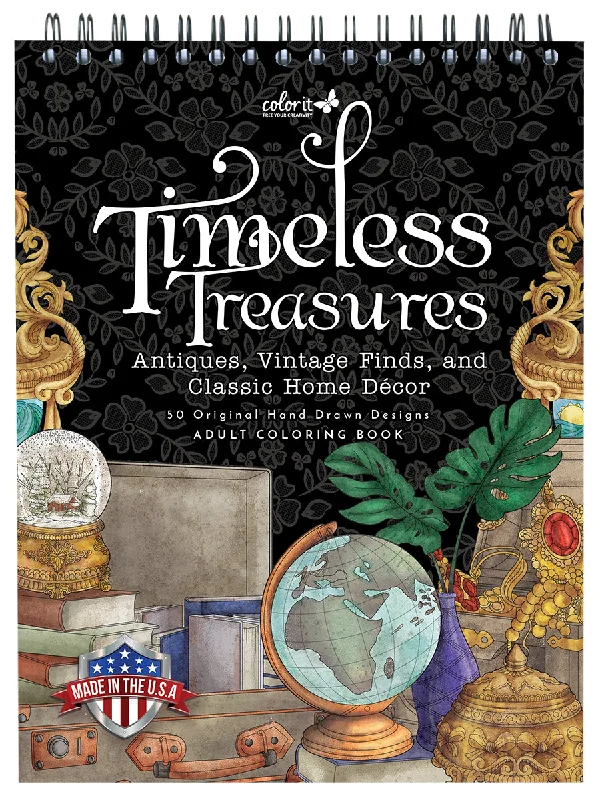 ColorIt Timeless Treasures Coloring Book for Adults by Jackielou Pareja