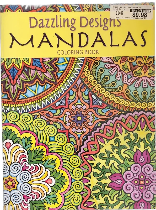 Dazzling Designs Mandalas Coloring Book by Alberta Hutchinson