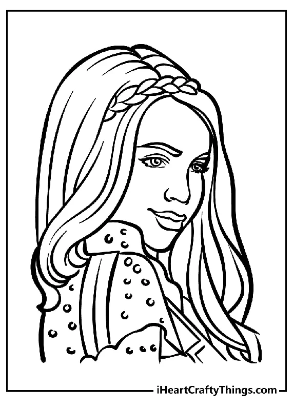 Descendants Coloring Book - 30 pages