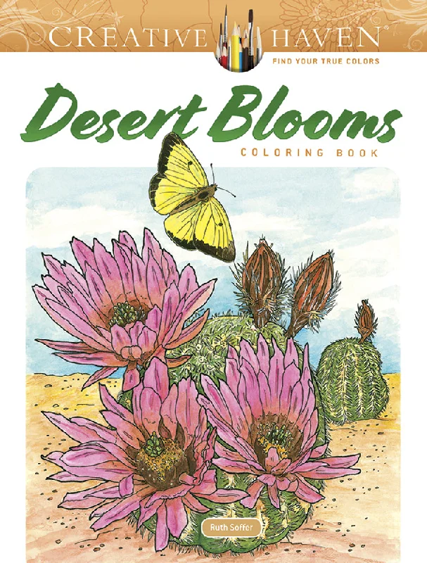 Desert Blooms Coloring Book Creative Haven