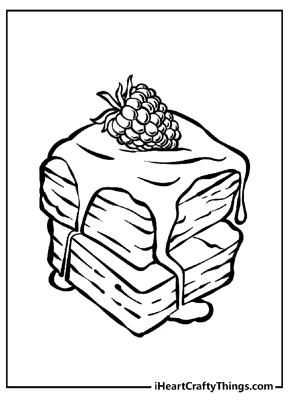 Dessert Coloring Book - 15 pages