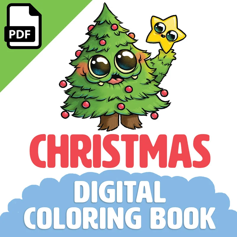 Christmas Digital Coloring Book