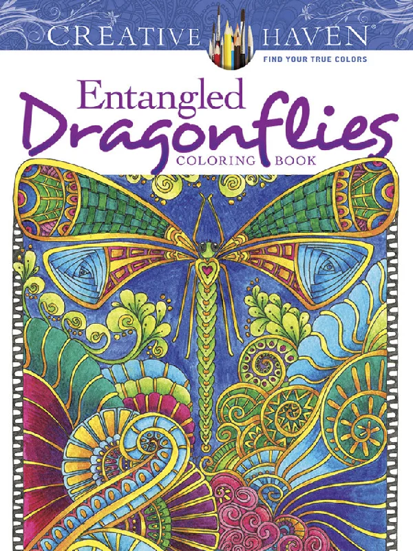 Entangled Dragonflies Coloring Book Creative Haven