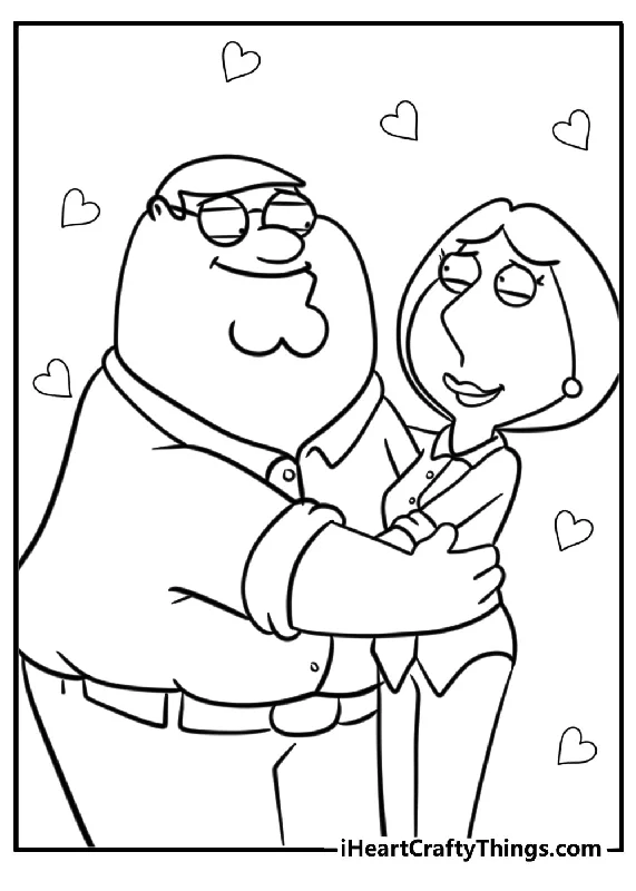 Family Guy Coloring Book - 30 pages