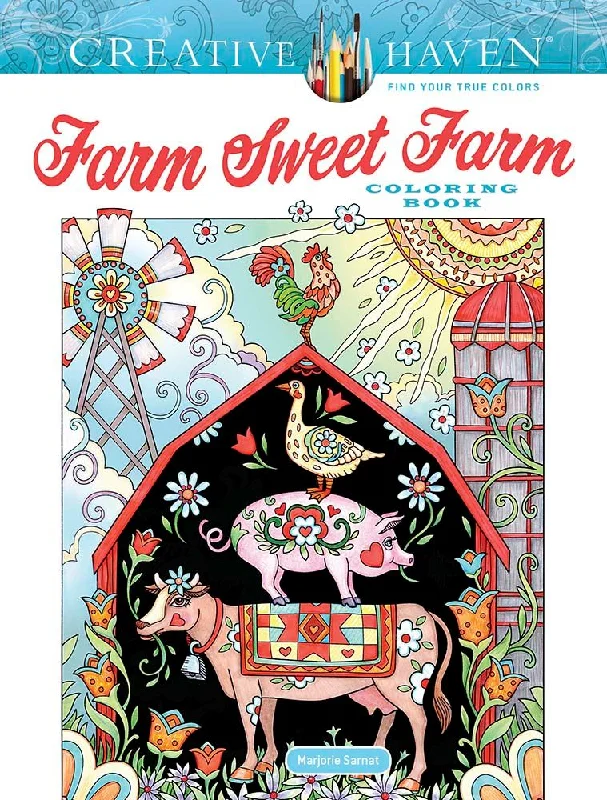 Farm Sweet Farm Coloring Book Creative Haven