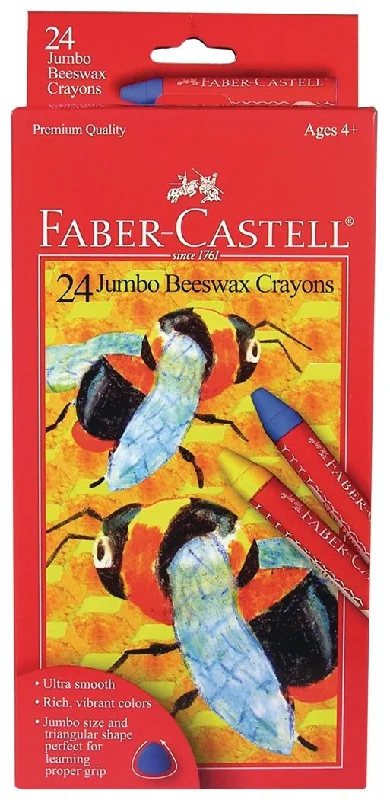 Faber-Castell Brilliant Beeswax Crayons Set of 24