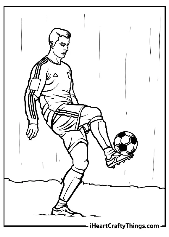 Football Coloring Book - 30 pages